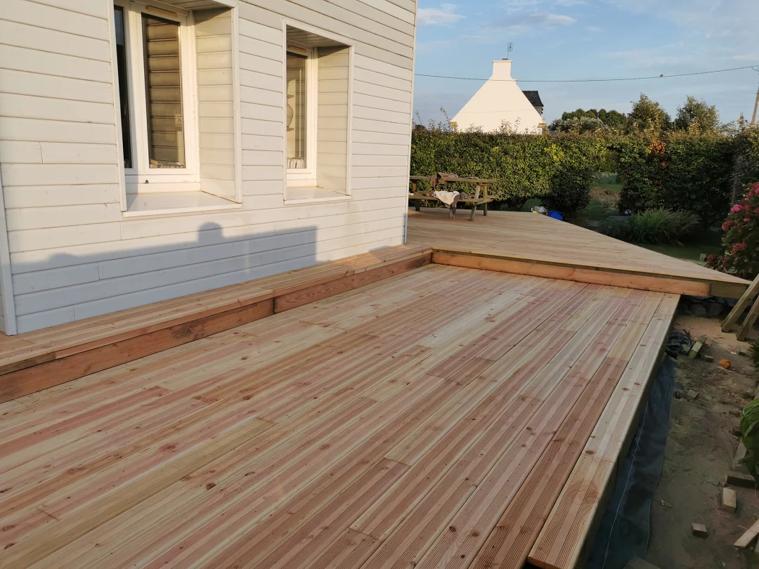 Création d'une terrasse