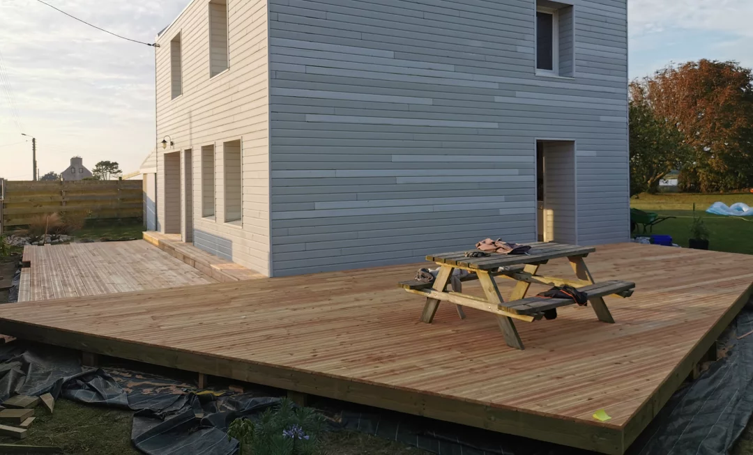 Création d'une terrasse