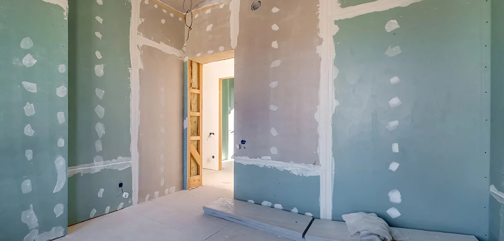 Création de cloisons en placo