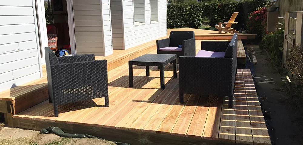Création de terrasse en bois sur mesure